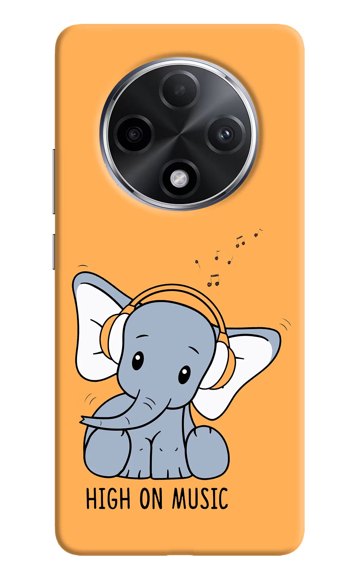 High On Music Oppo F27 Pro Plus Hard Case Back Cover by Casekaro