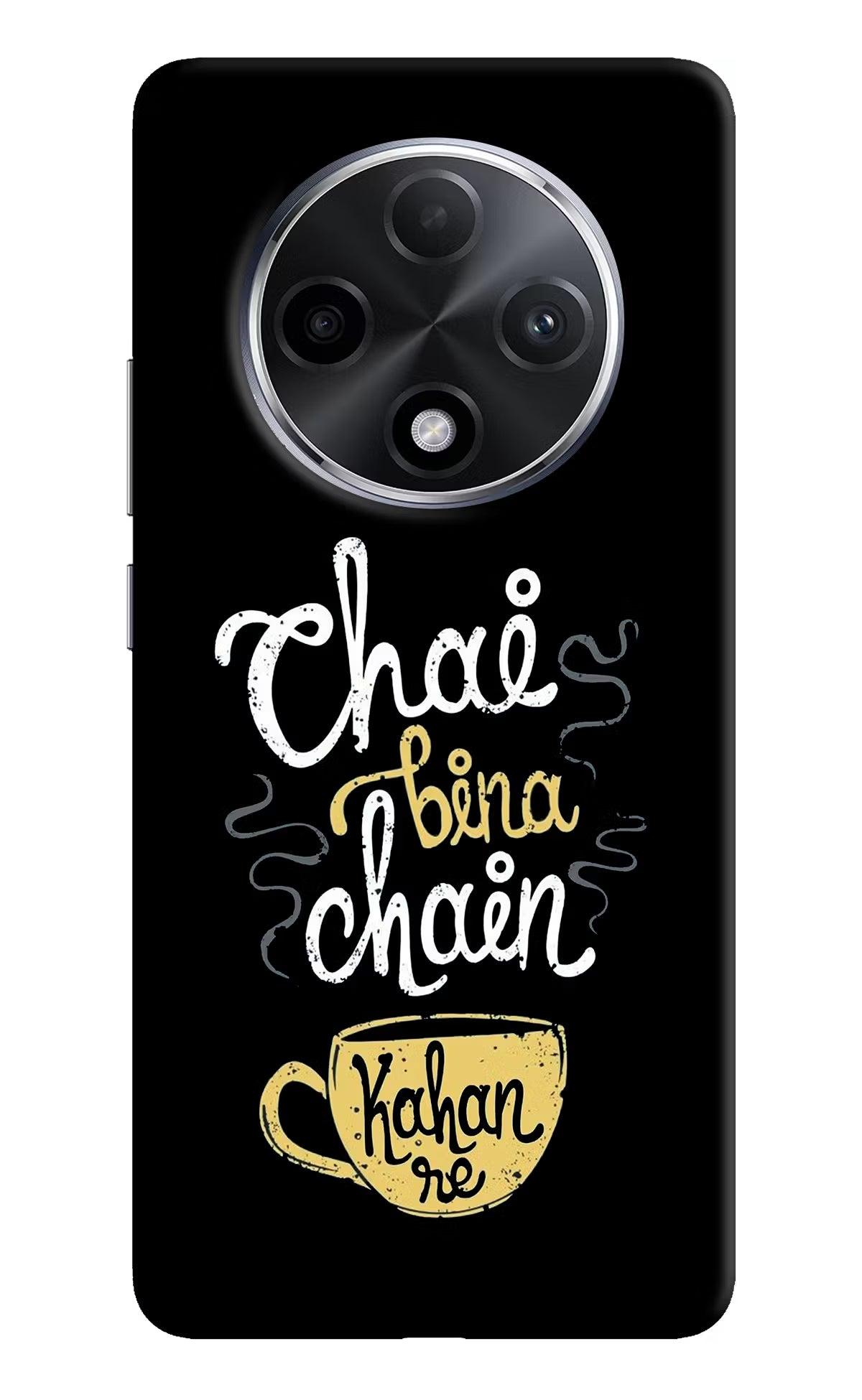 Chai Bina Chain Kaha Re Oppo F27 Pro Plus Hard Case Back Cover by Casekaro