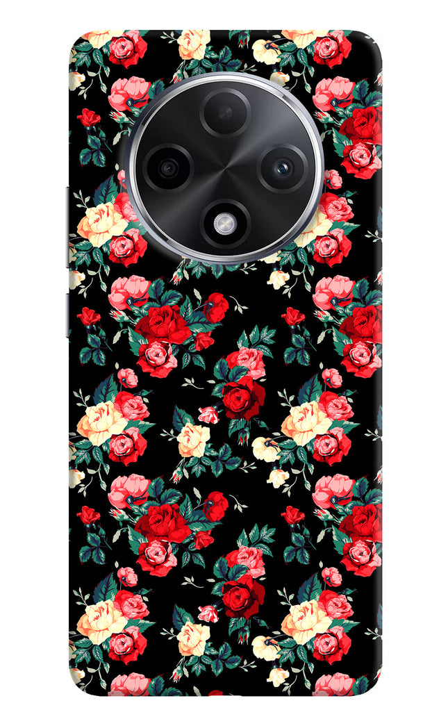 Rose Pattern Oppo F27 Pro Plus Hard Case Back Cover by Casekaro