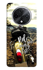 Ride More Worry Less Oppo F27 Pro Plus Hard Case Back Cover by Casekaro