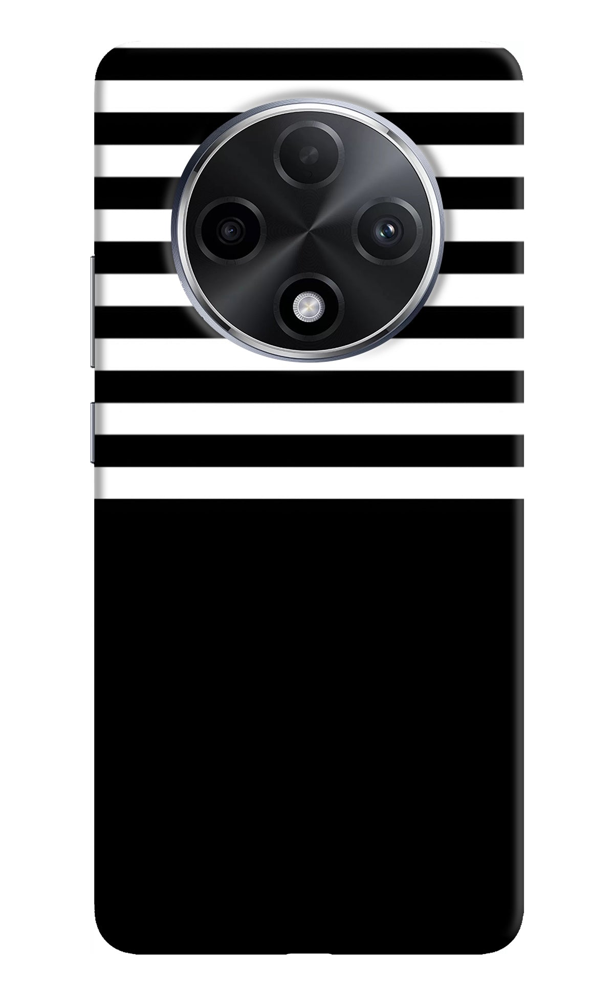 Black and White Print Oppo F27 Pro Plus Back Cover
