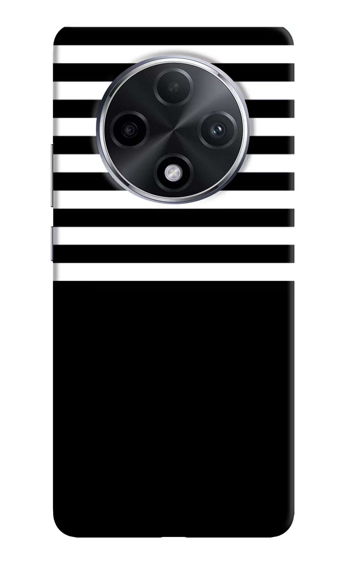 Black and White Print Oppo F27 Pro Plus Hard Case Back Cover by Casekaro