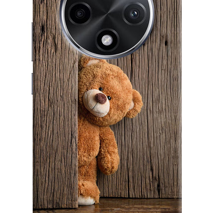 Teddy Wooden Oppo F27 Pro Plus Hard Case Back Cover by Casekaro