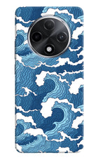 Blue Waves Oppo F27 Pro Plus Hard Case Back Cover by Casekaro