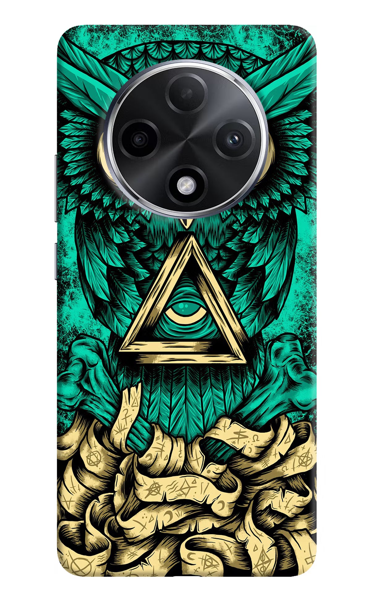 Green Owl Oppo F27 Pro Plus Hard Case Back Cover by Casekaro