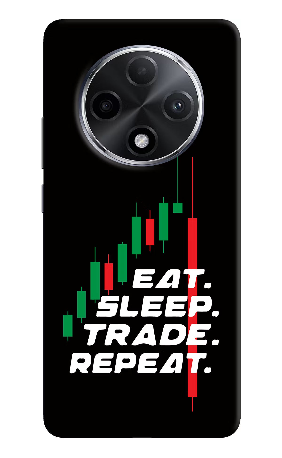 Eat Sleep Trade Repeat Oppo F27 Pro Plus Hard Case Back Cover by Casekaro