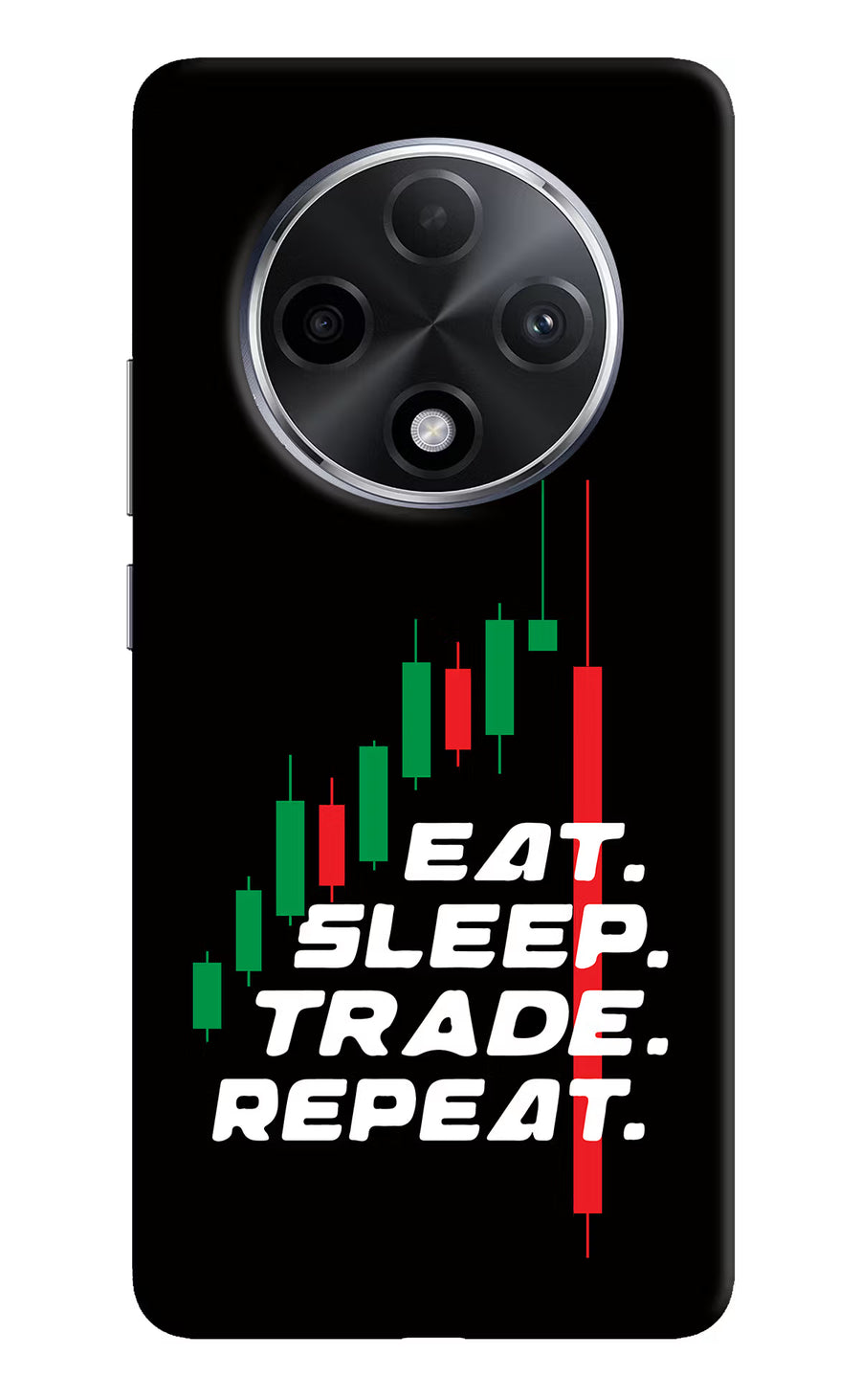 Eat Sleep Trade Repeat Oppo F27 Pro Plus Back Cover, Hard case