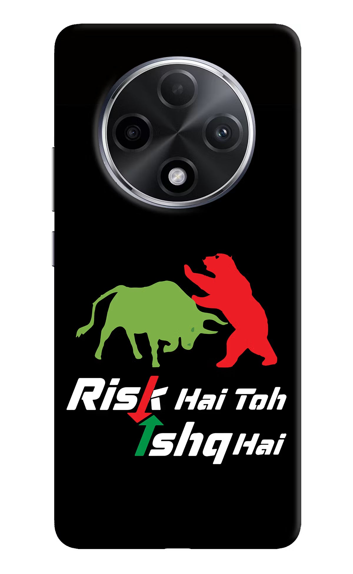 Risk Hai Toh Ishq Hai Oppo F27 Pro Plus Hard Case Back Cover by Casekaro