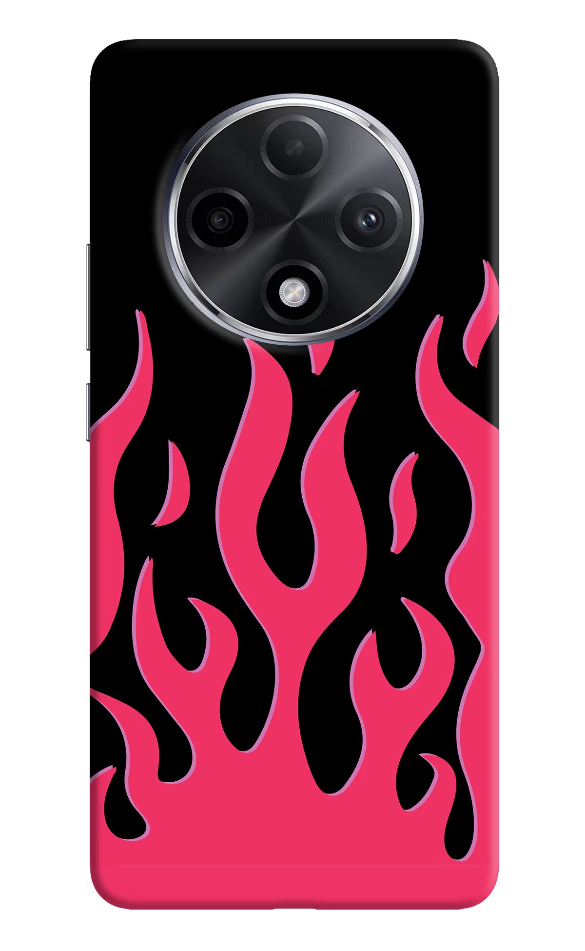 Fire Flames Oppo F27 Pro Plus Hard Case Back Cover by Casekaro