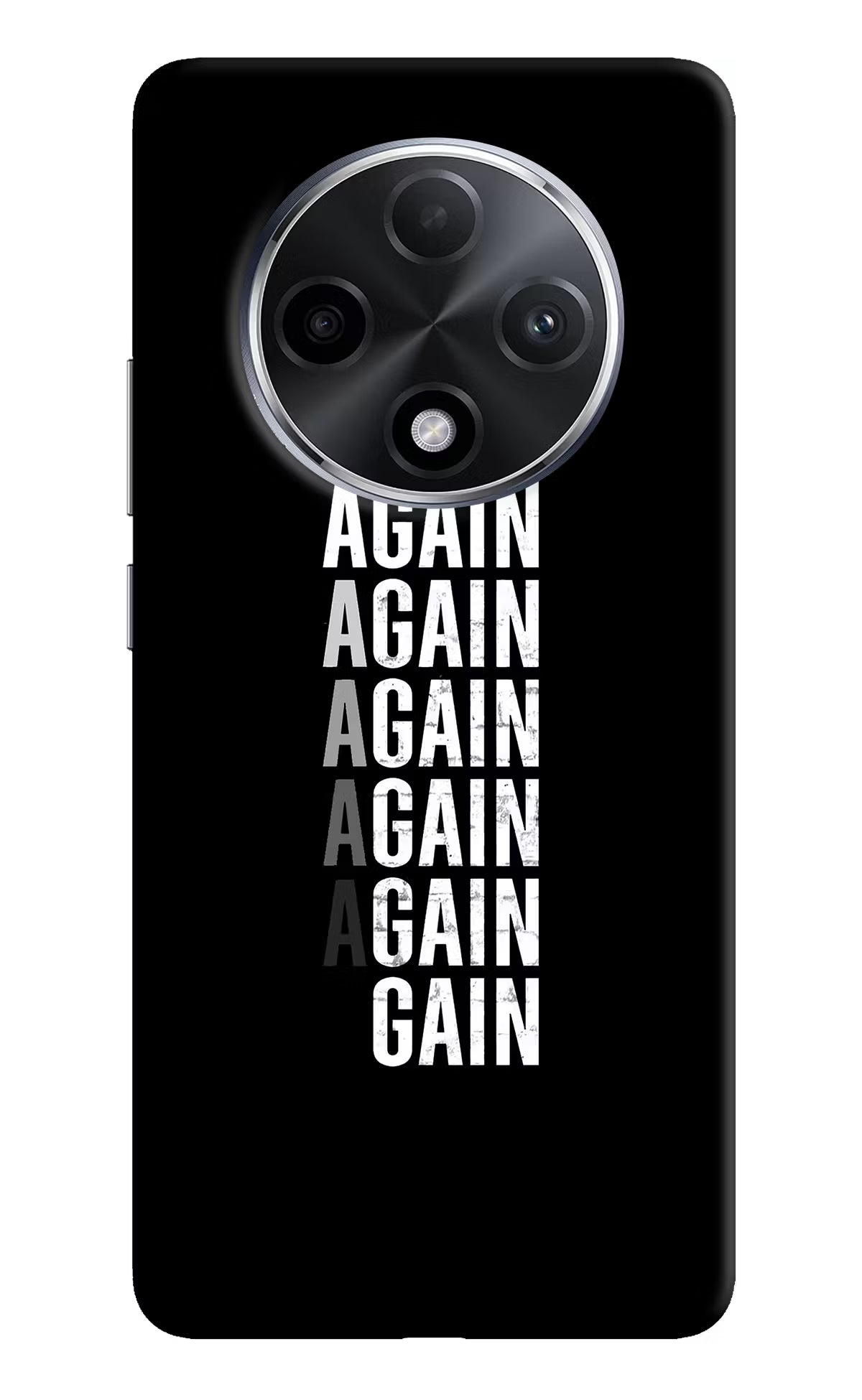 Again Again Gain Oppo F27 Pro Plus Hard Case Back Cover by Casekaro