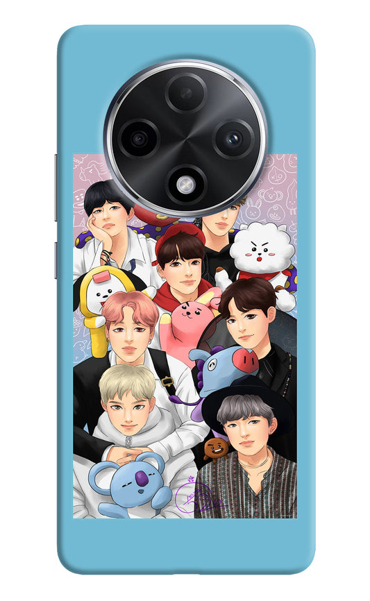BTS with animals Oppo F27 Pro Plus Back Cover