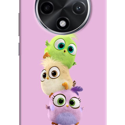 Cute Little Birds Oppo F27 Pro Plus Hard Case Back Cover by Casekaro