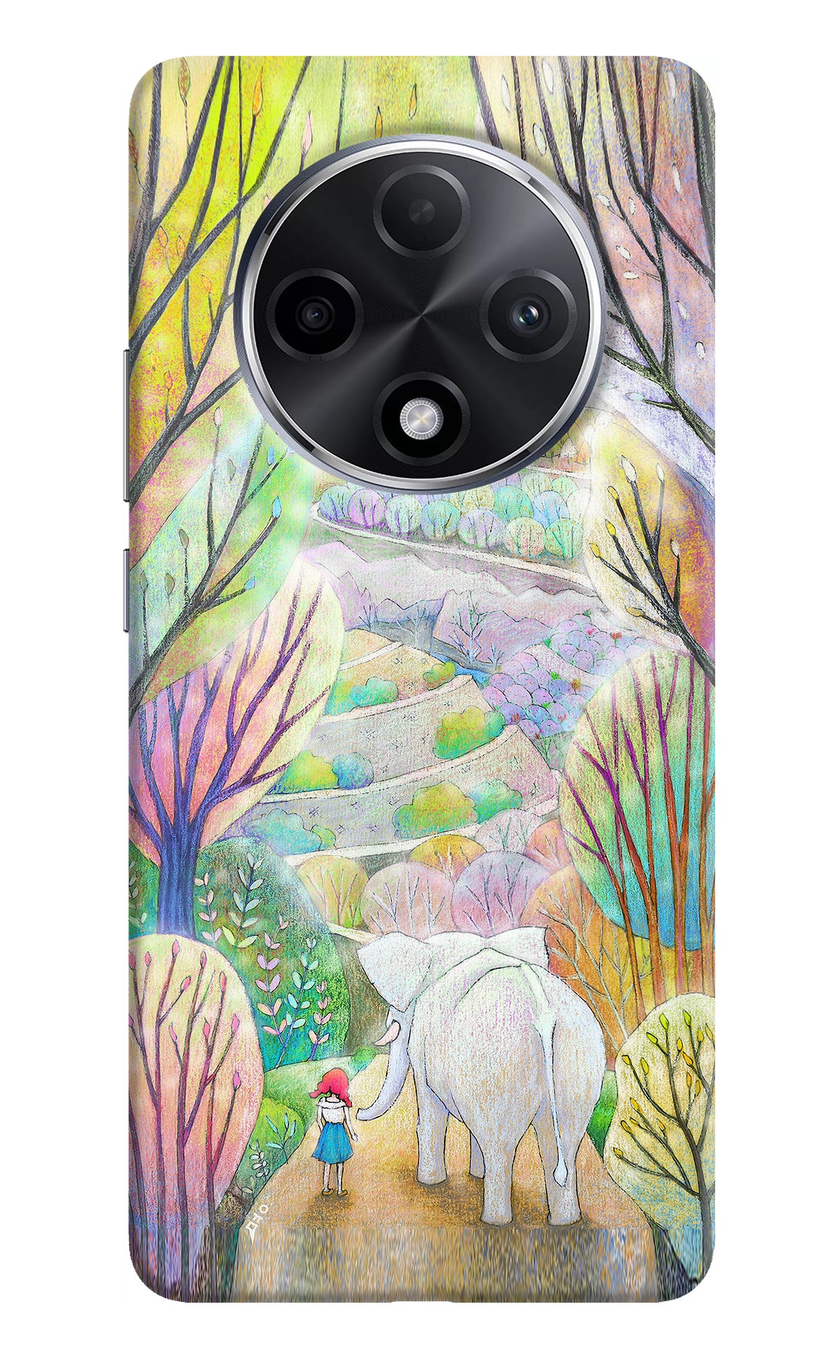 Nature Painting Oppo F27 Pro Plus Back Cover