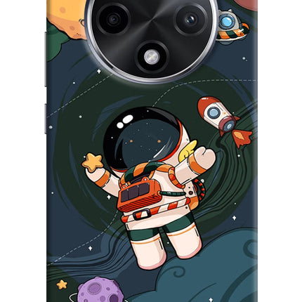 Cartoon Astronaut Oppo F27 Pro Plus Hard Case Back Cover by Casekaro