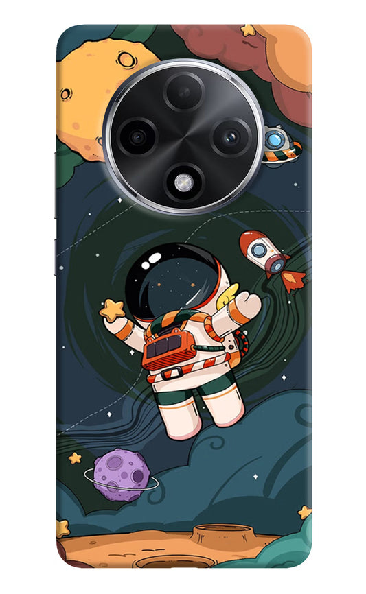 Cartoon Astronaut Oppo F27 Pro Plus Hard Case Back Cover by Casekaro