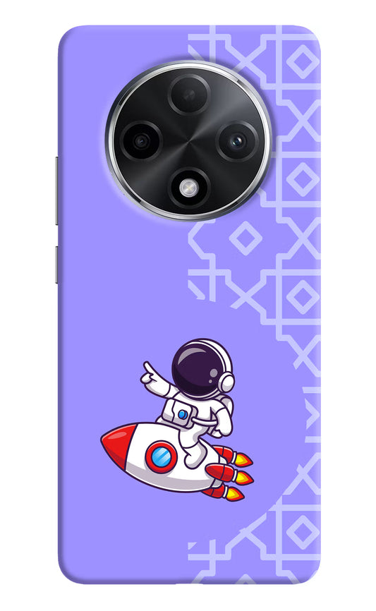 Cute Astronaut Oppo F27 Pro Plus Hard Case Back Cover by Casekaro