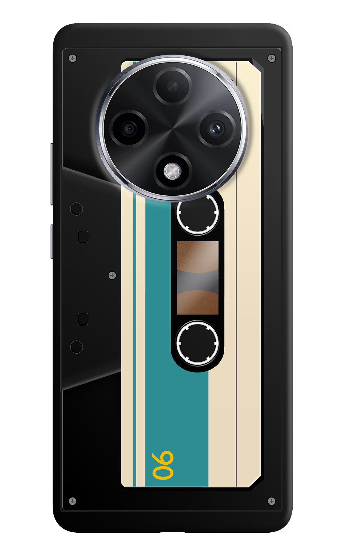 Cassette Oppo F27 Pro Plus Hard Case Back Cover by Casekaro