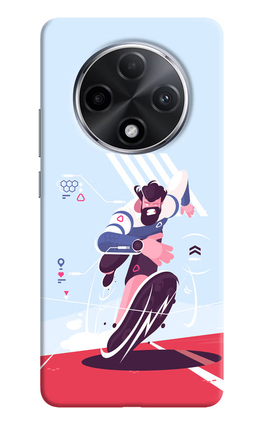 Run Pro Oppo F27 Pro Plus Hard Case Back Cover by Casekaro