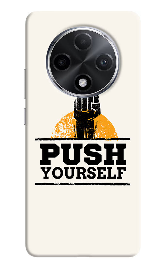 Push Yourself Oppo F27 Pro Plus Hard Case Back Cover by Casekaro