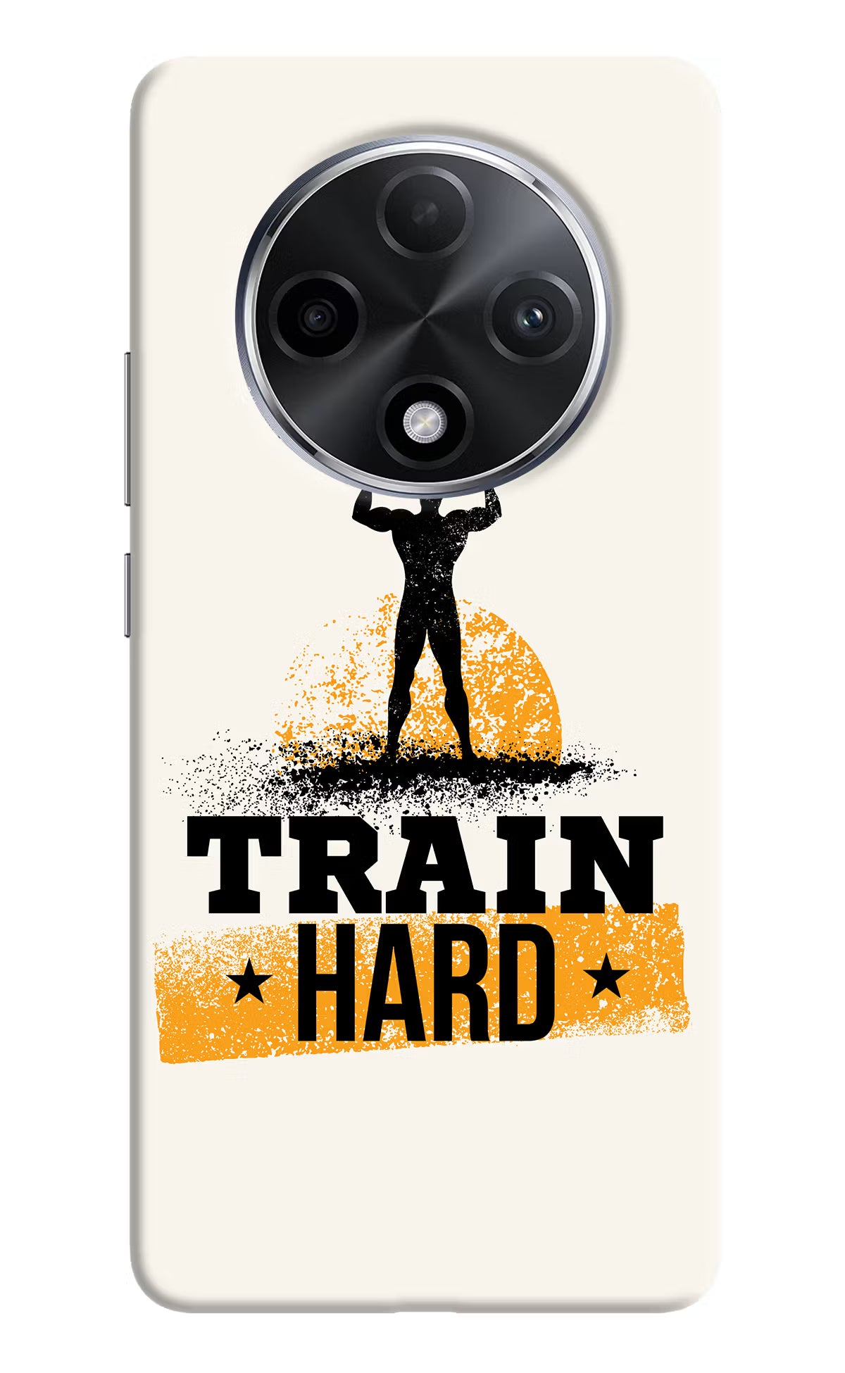 Train Hard Oppo F27 Pro Plus Hard Case Back Cover by Casekaro