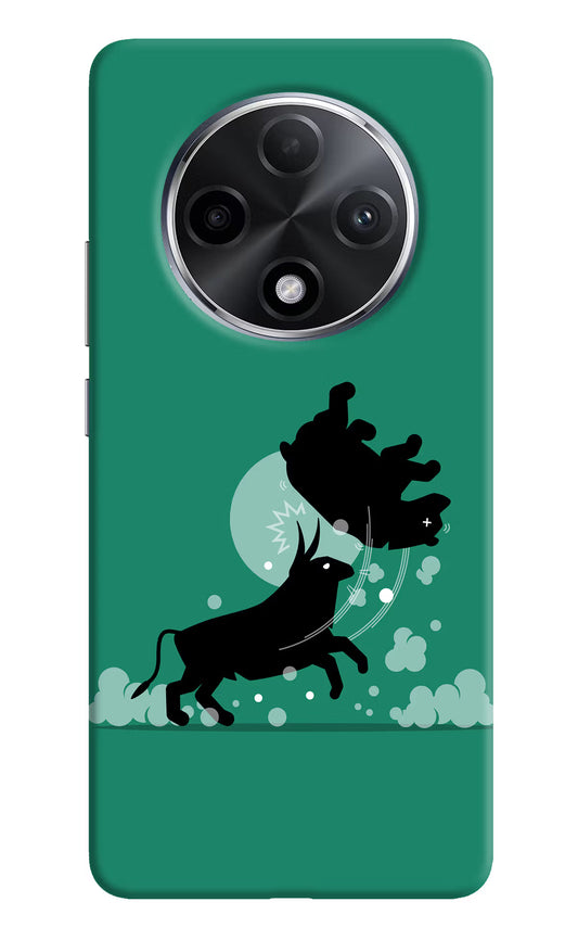 Bull Conqueror Oppo F27 Pro Plus Hard Case Back Cover by Casekaro