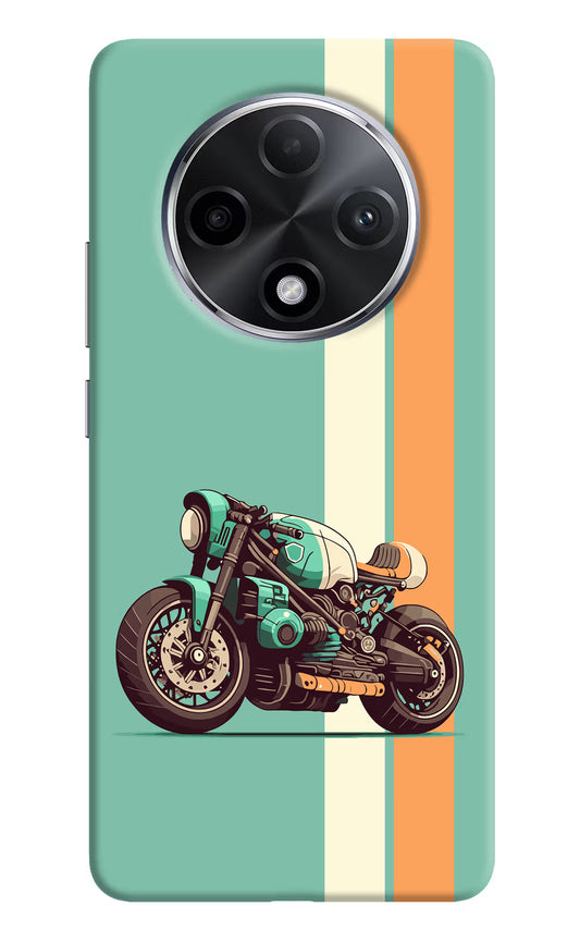 Striped Moto Drift Oppo F27 Pro Plus Hard Case Back Cover by Casekaro
