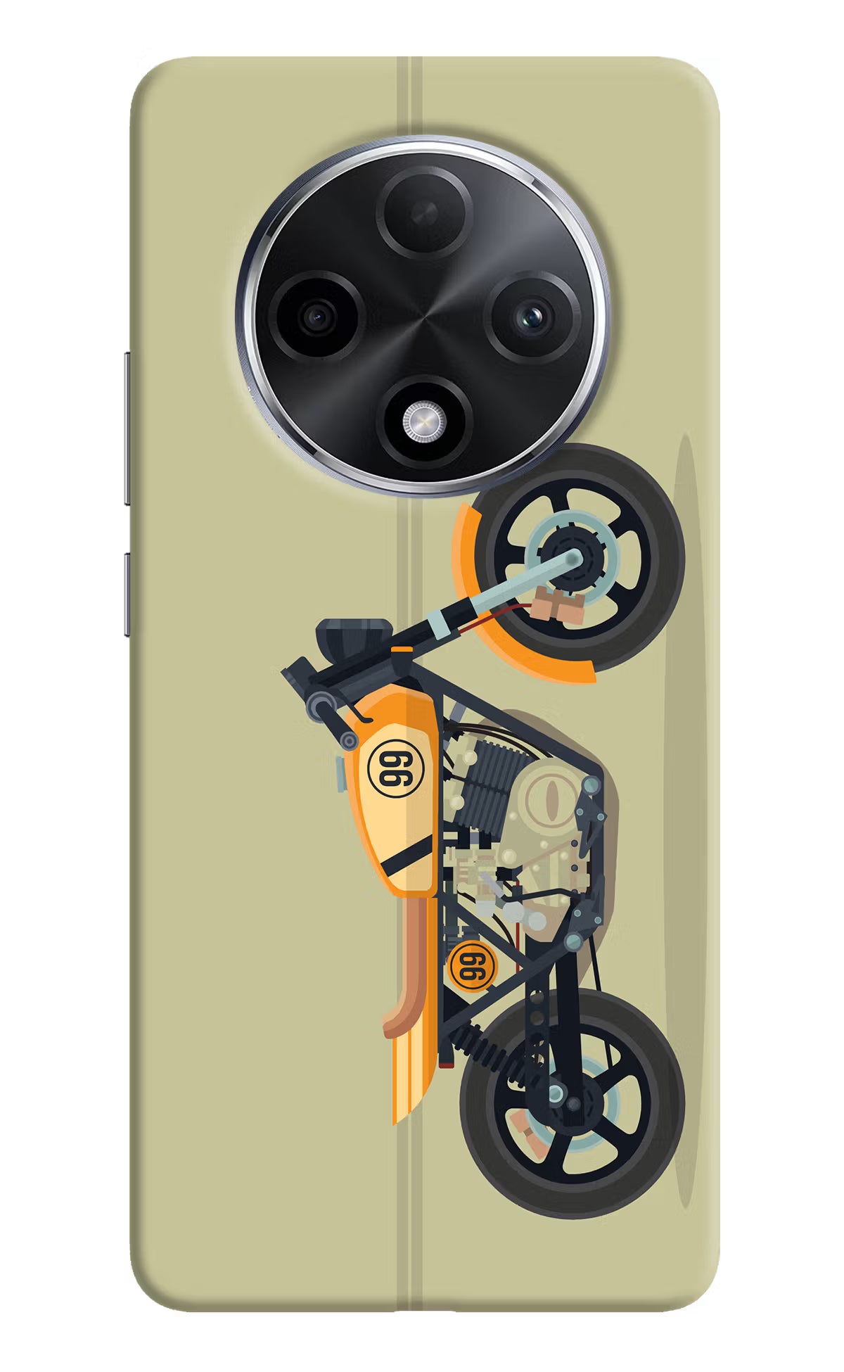 Vertical Speedster Oppo F27 Pro Plus Hard Case Back Cover by Casekaro