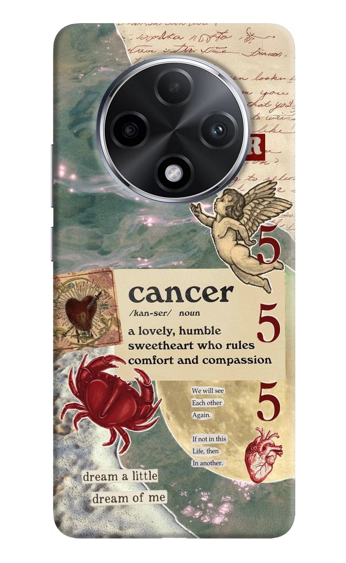 Cancer Zodiac Oppo F27 Pro Plus Hard Case Back Cover by Casekaro