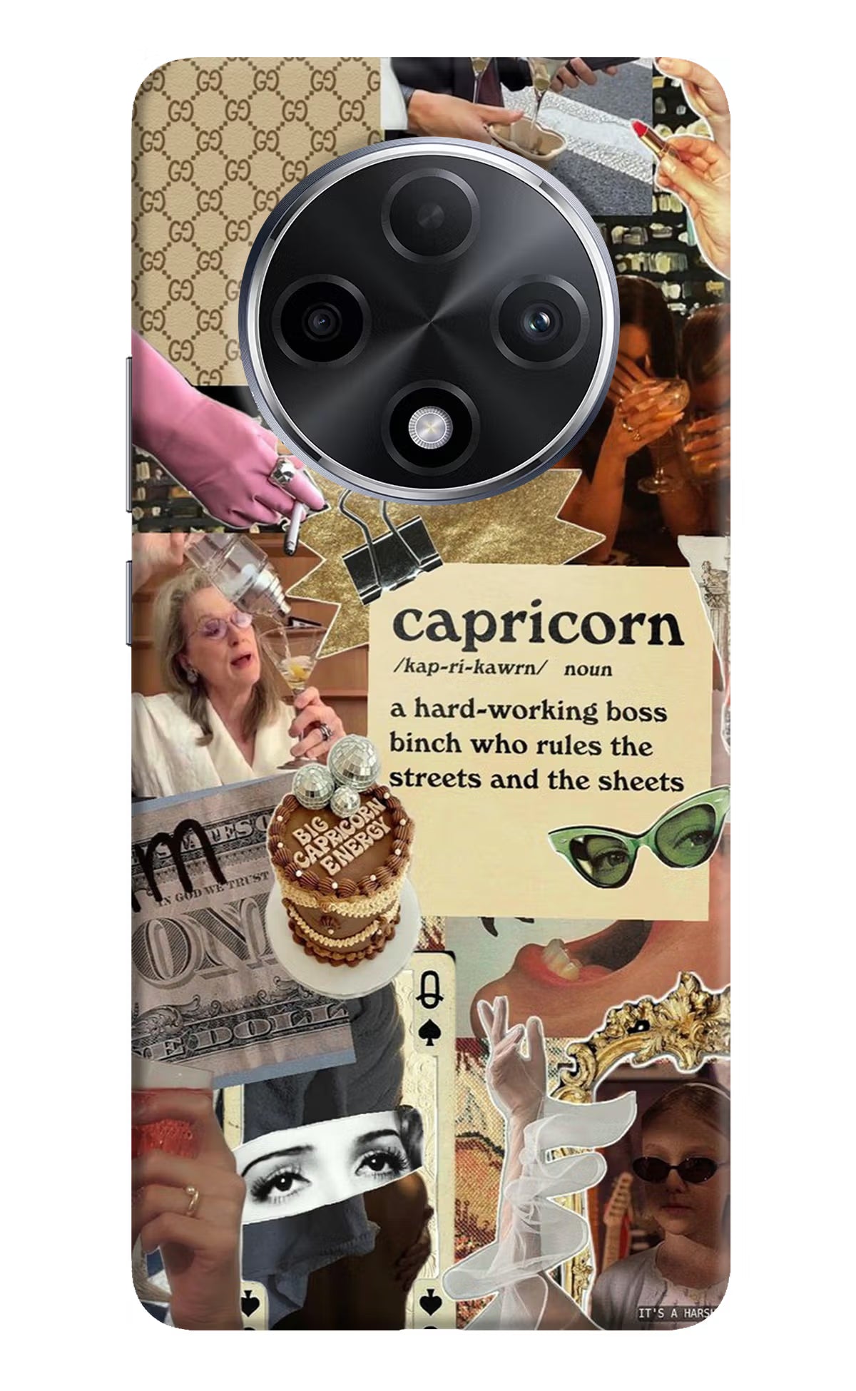 Capricorn Zodiac Oppo F27 Pro Plus Hard Case Back Cover by Casekaro