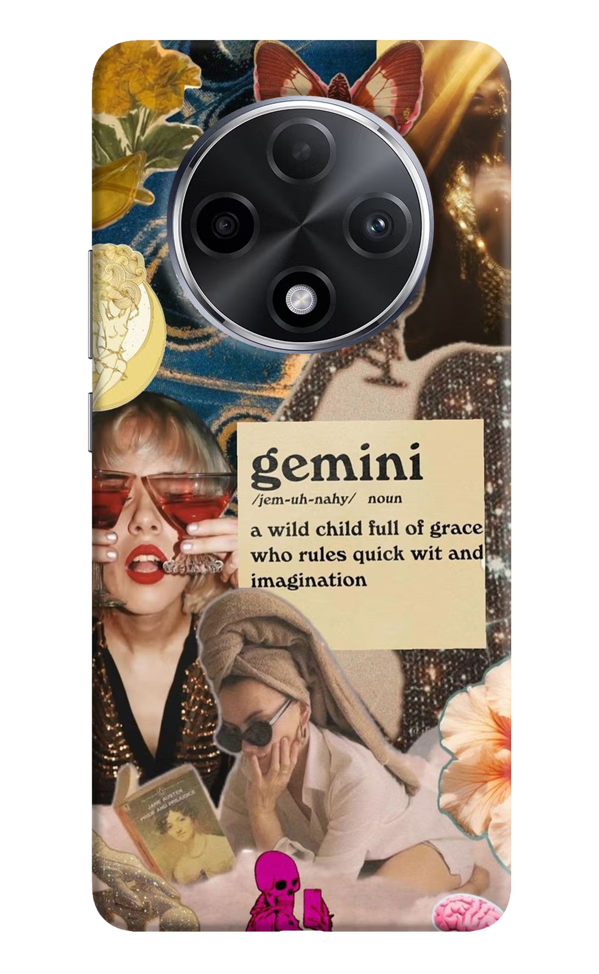 Gemini Zodiac Oppo F27 Pro Plus Hard Case Back Cover by Casekaro