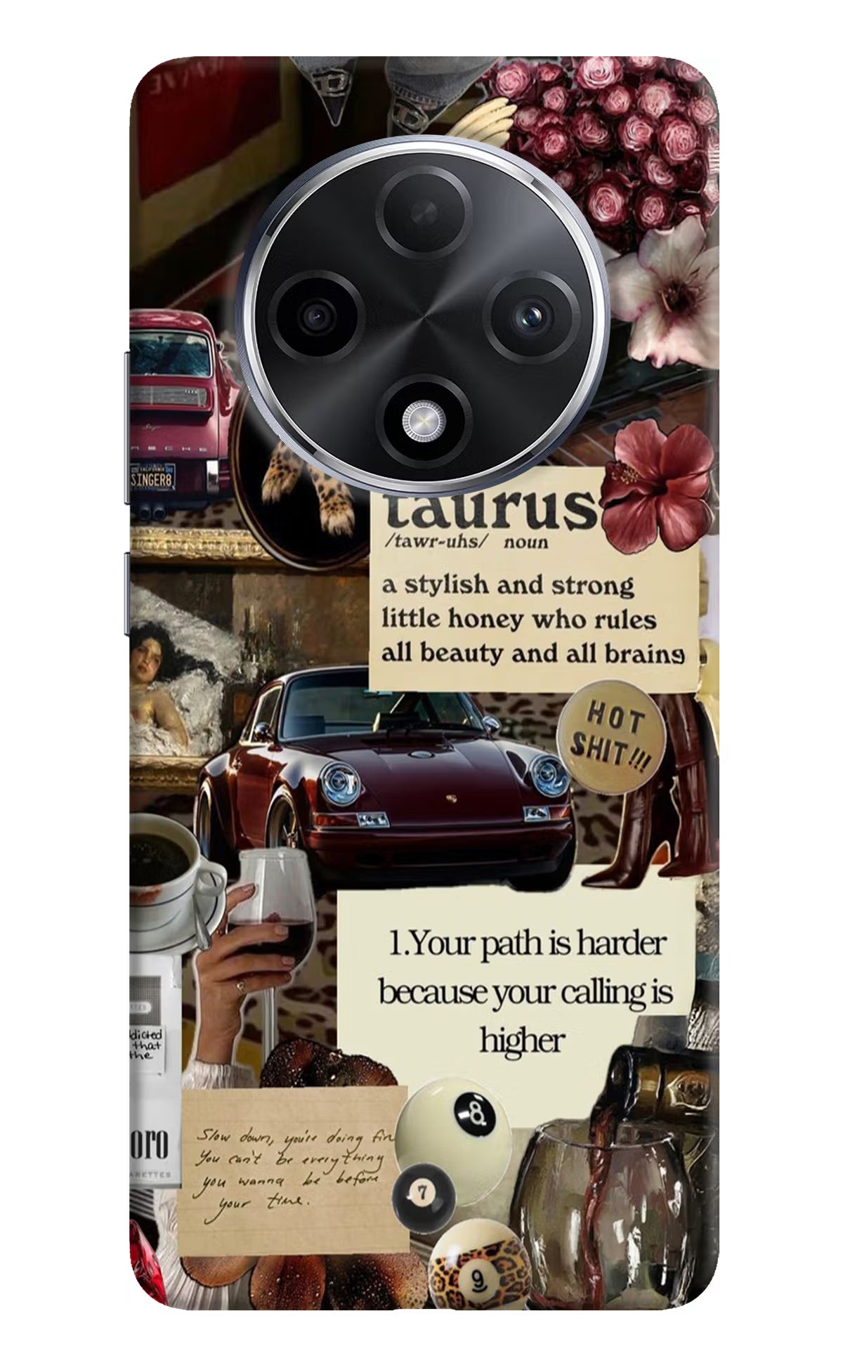 Taurus Zodiac Oppo F27 Pro Plus Hard Case Back Cover by Casekaro