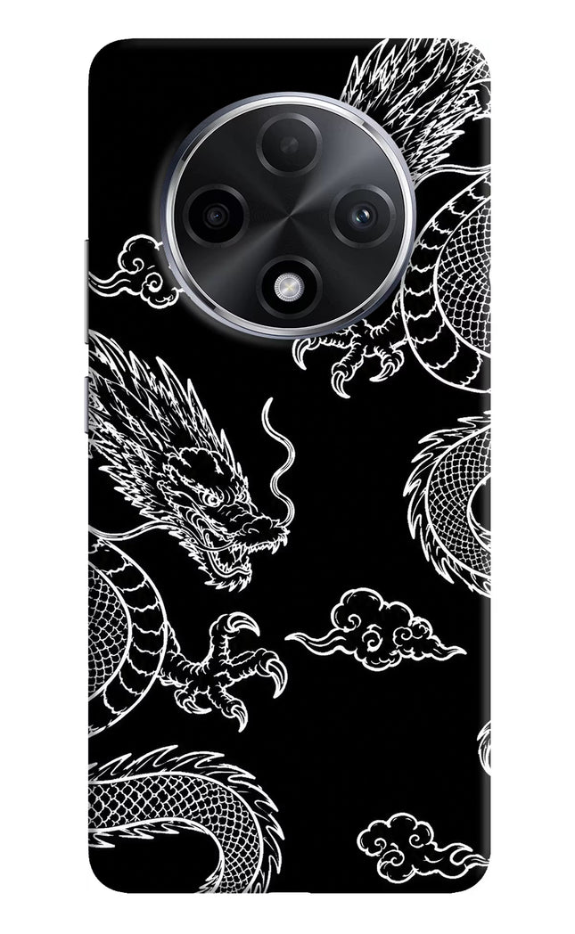 Twin Dragons Oppo F27 Pro Plus Hard Case Back Cover by Casekaro