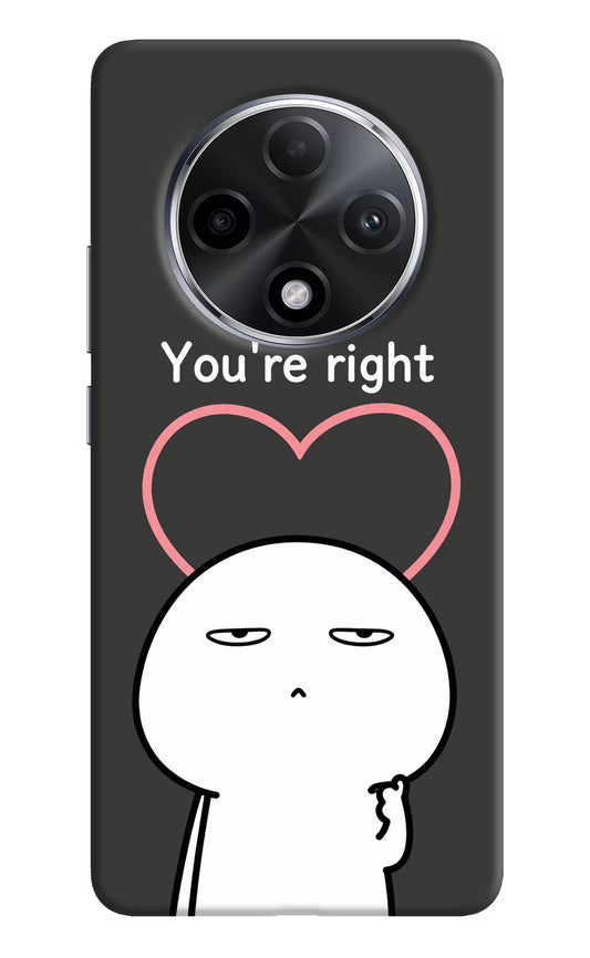 You're Right Oppo F27 Pro Plus Hard Case Back Cover by Casekaro