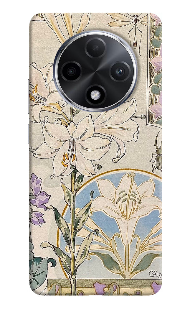 White Lily Oppo F27 Pro Plus Hard Case Back Cover by Casekaro