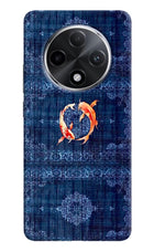 Koi Blue Oppo F27 Pro Plus Hard Case Back Cover by Casekaro