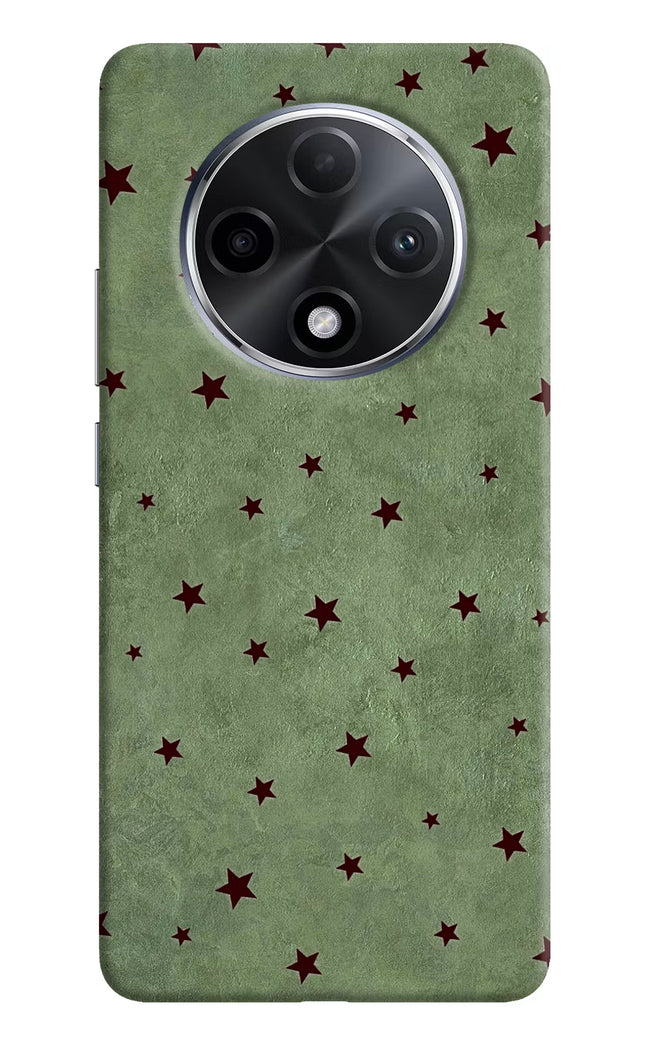 Green Stars Oppo F27 Pro Plus Hard Case Back Cover by Casekaro