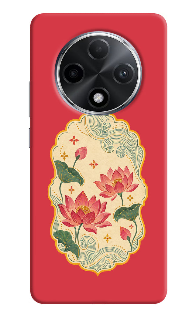 Pink Lotus Oppo F27 Pro Plus Back Cover