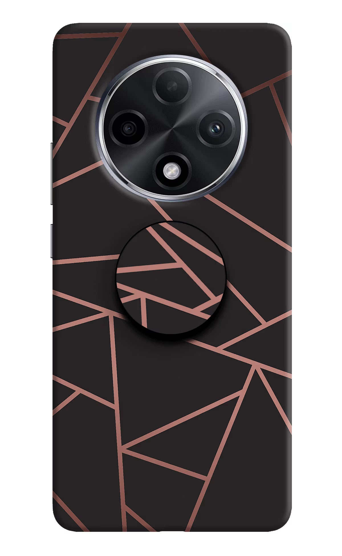 Geometric Pattern Oppo F27 Pro Plus Pop Case by Casekaro