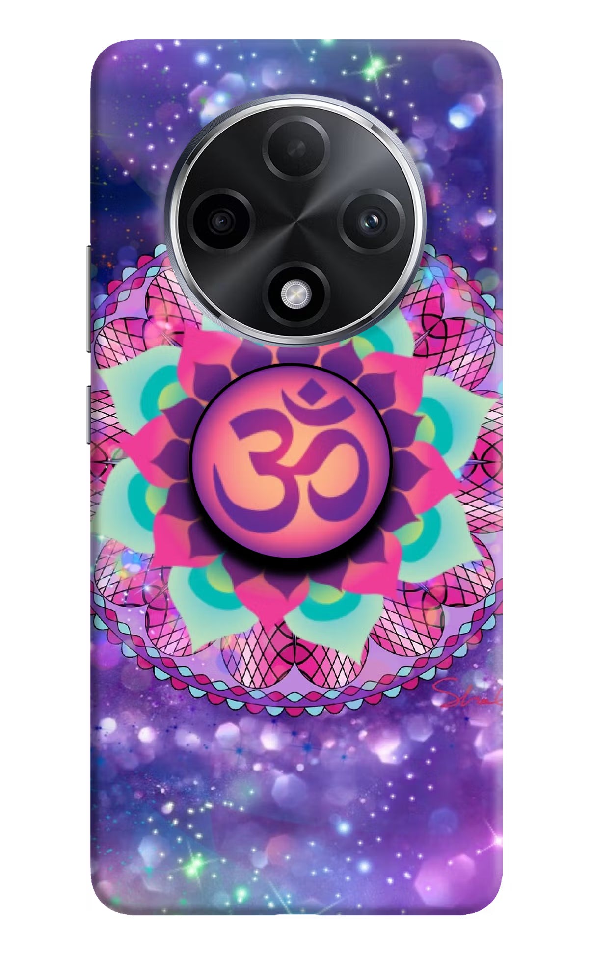 Om Purple Oppo F27 Pro Plus Pop Case by Casekaro