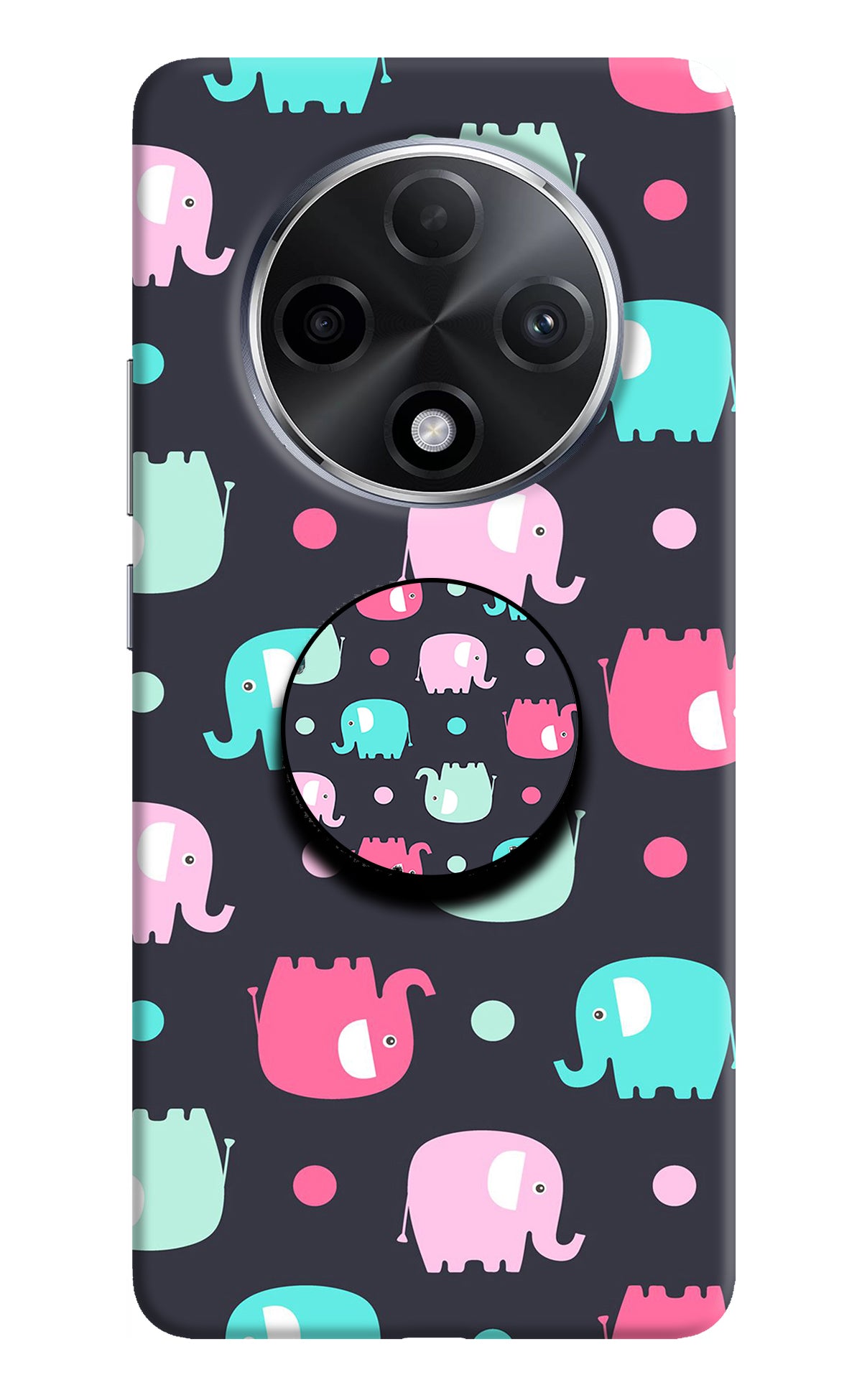 Baby Elephants Oppo F27 Pro Plus Pop Case