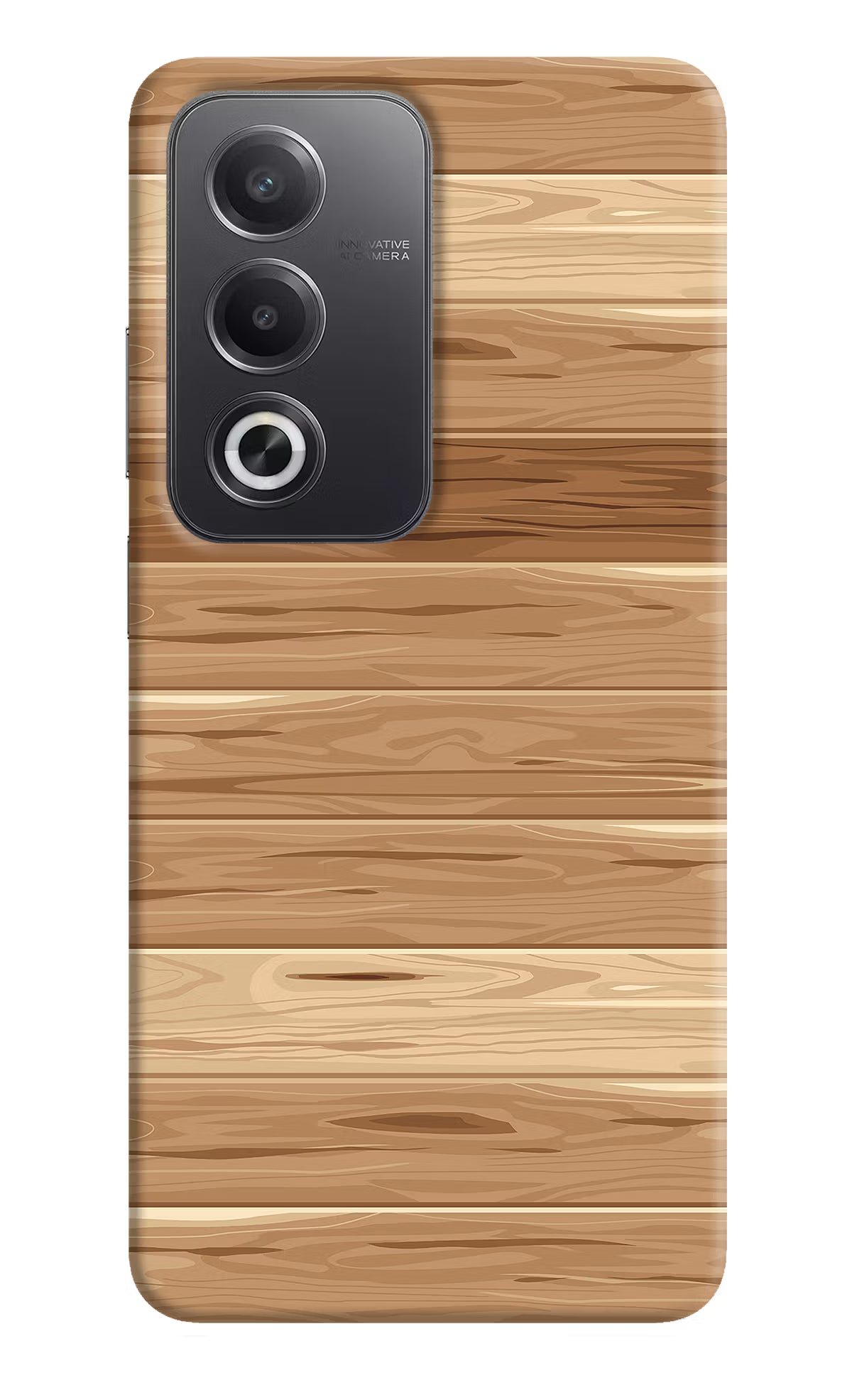Wooden Vector Oppo A3 Pro 5G Hard Case Back Cover by Casekaro