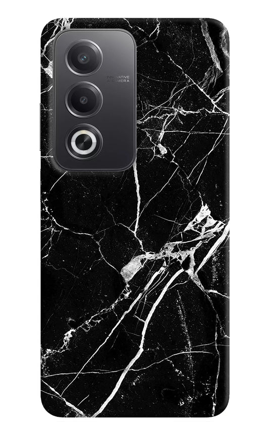 Black Marble Pattern Oppo A3 Pro 5G Back Cover