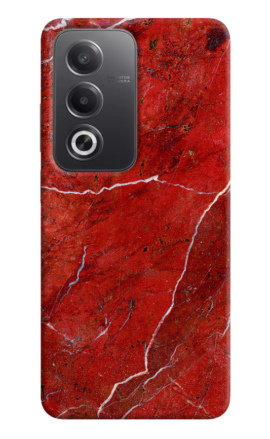 Red Marble Design Oppo A3 Pro 5G Hard Case Back Cover by Casekaro