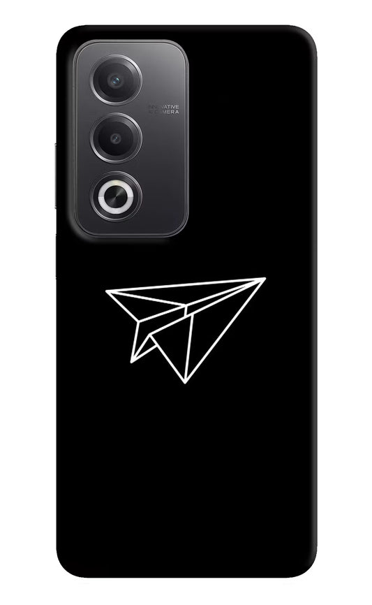 Paper Plane White Oppo A3 Pro 5G Hard Case Back Cover by Casekaro