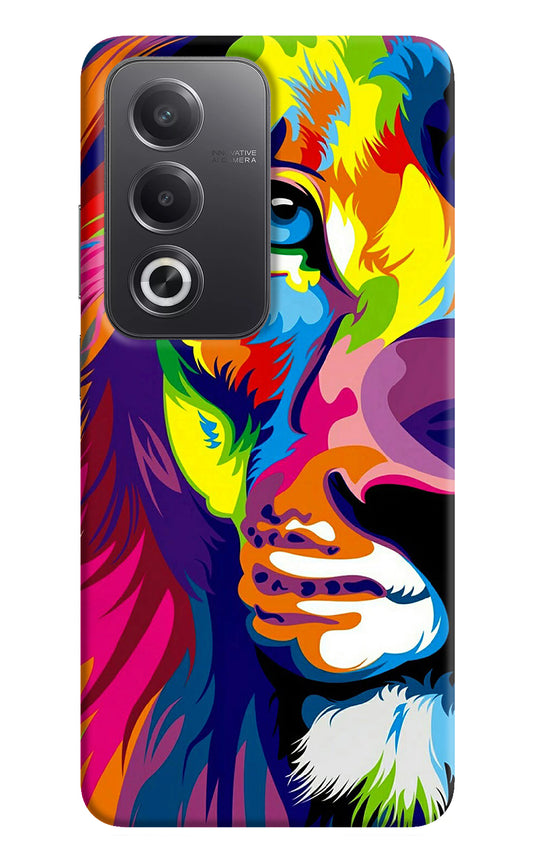 Lion Half Face Oppo A3 Pro 5G Back Cover
