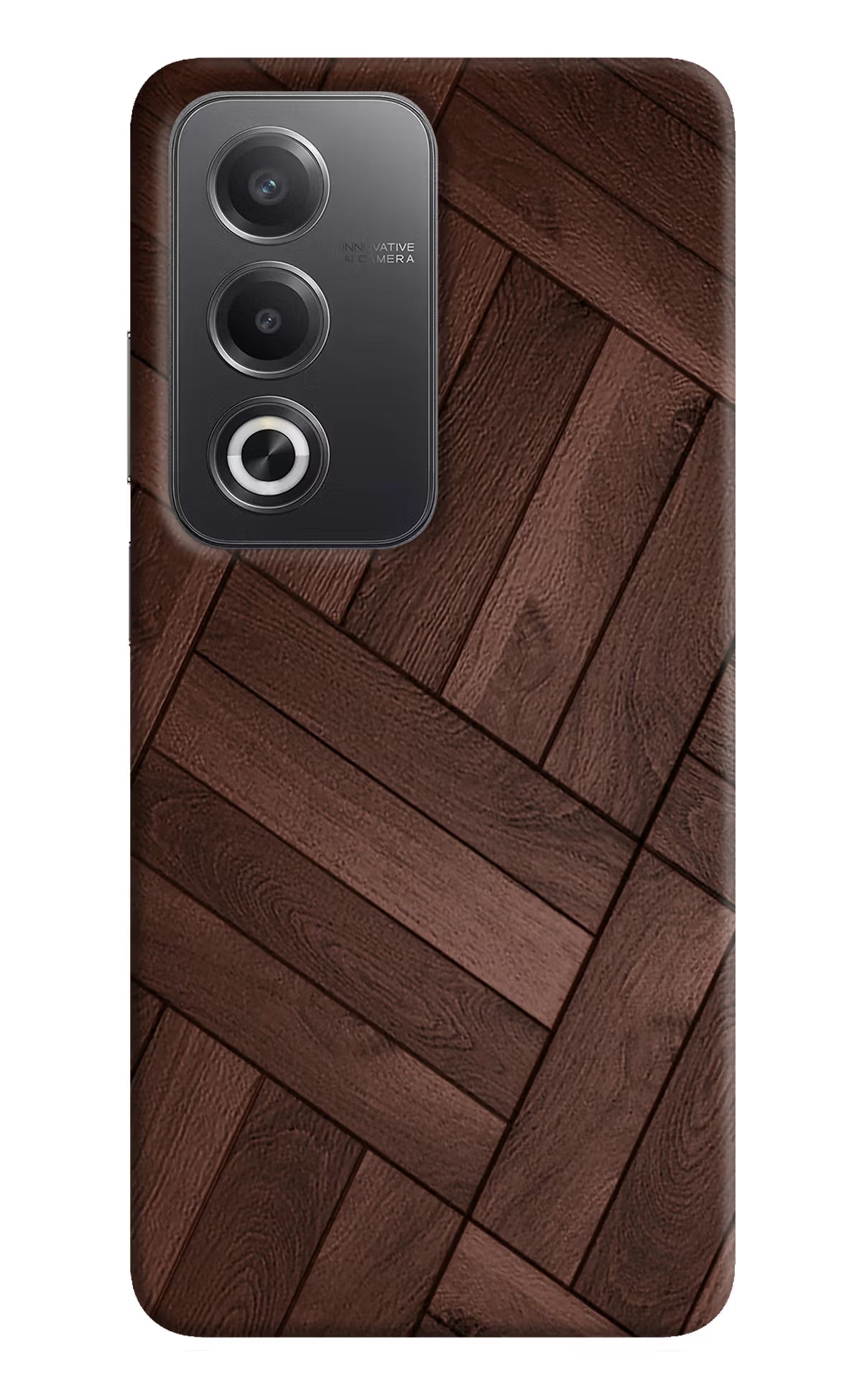 Wooden Texture Design Oppo A3 Pro 5G Hard Case Back Cover by Casekaro