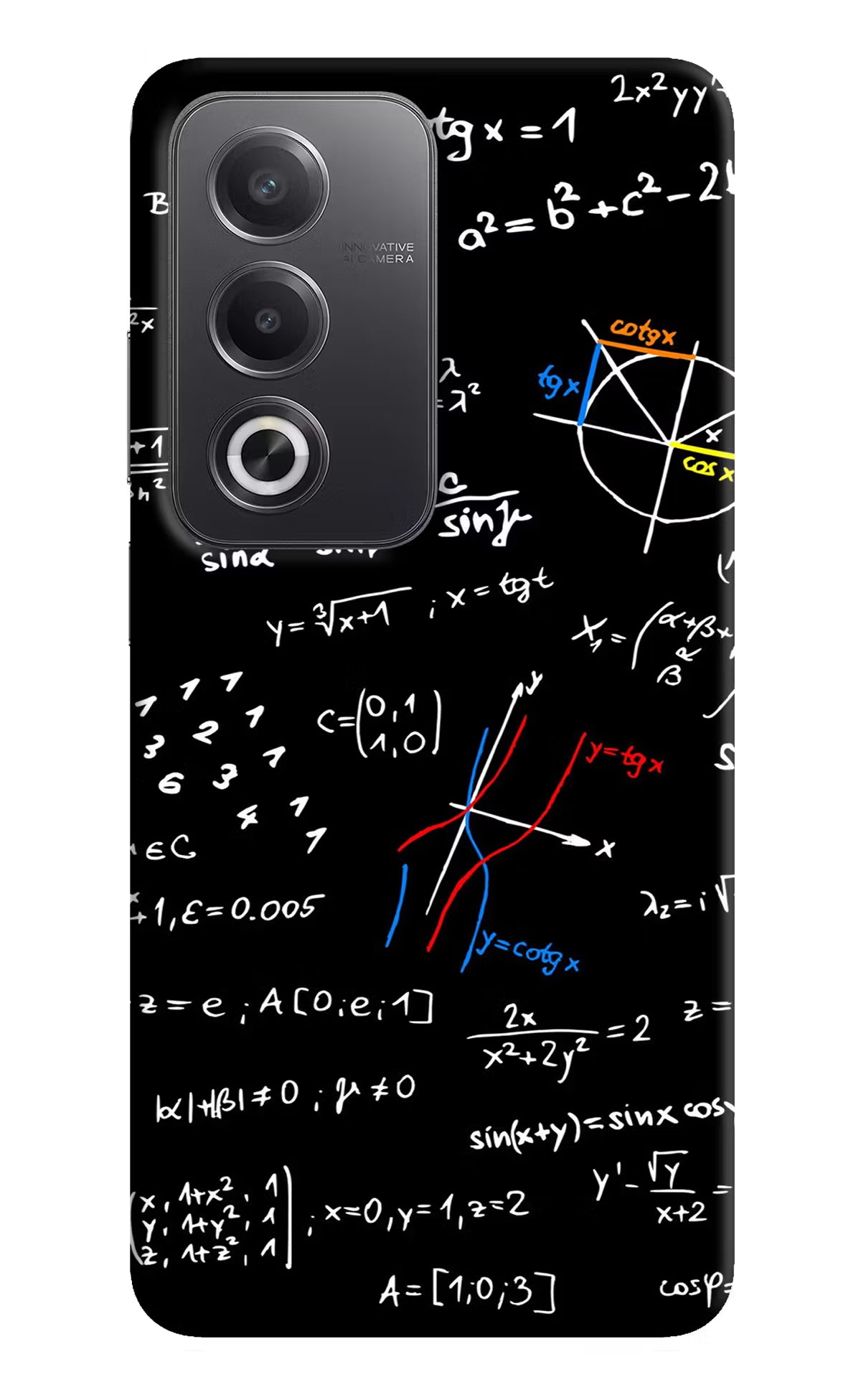 Mathematics Formula Oppo A3 Pro 5G Hard Case Back Cover by Casekaro