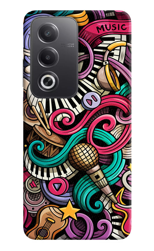 Music Abstract Oppo A3 Pro 5G Back Cover
