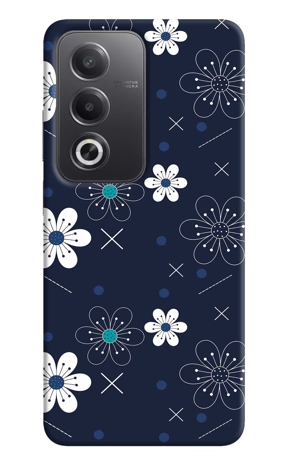 Flowers Oppo A3 Pro 5G Hard Case Back Cover by Casekaro