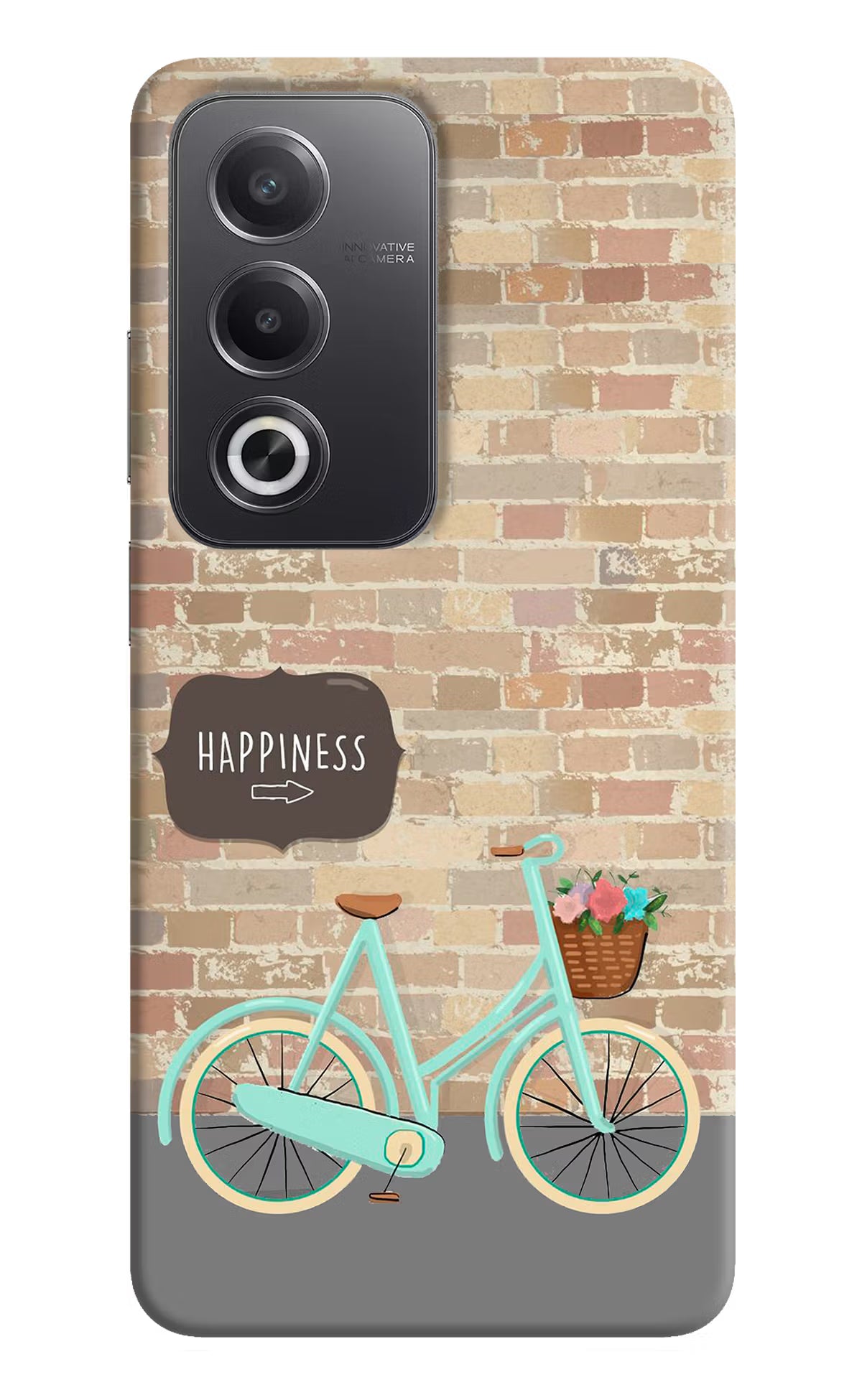 Happiness Artwork Oppo A3 Pro 5G Hard Case Back Cover by Casekaro